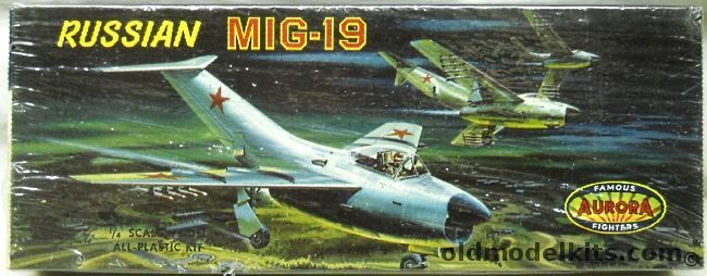 Aurora 1/48 Russian Mig-19, 66-79 plastic model kit